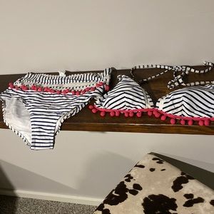 2 piece striped Bikini